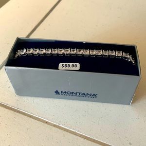 Montana Silversmith Clear Princess Tennis Bracelet